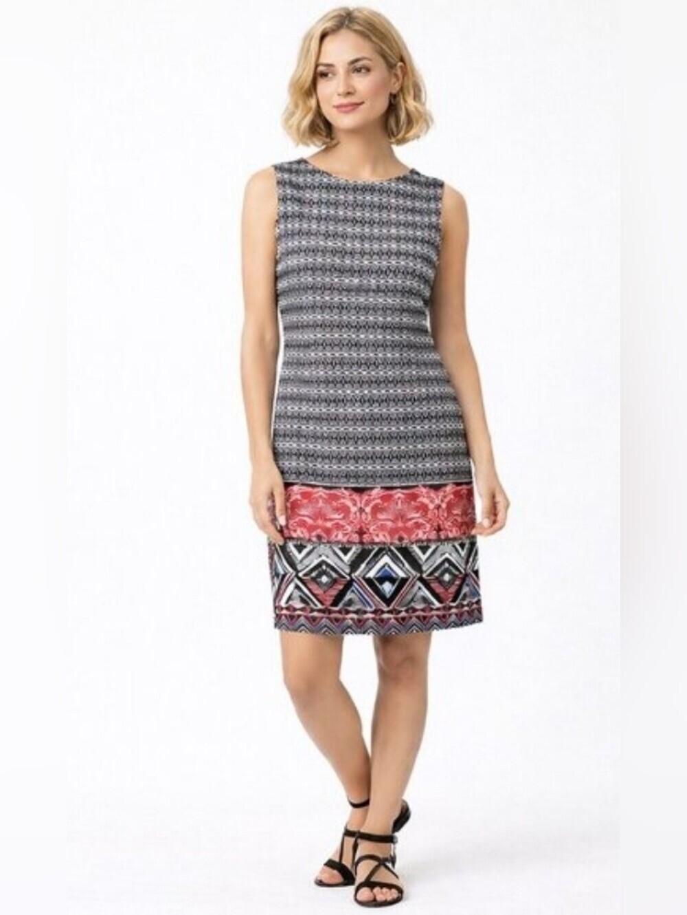 Mario Serrani Sleeveless Dress 8